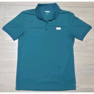 Genuine Aston Martin Technician's Polo Shirt Size XS - US / S - EU - Teal Blue